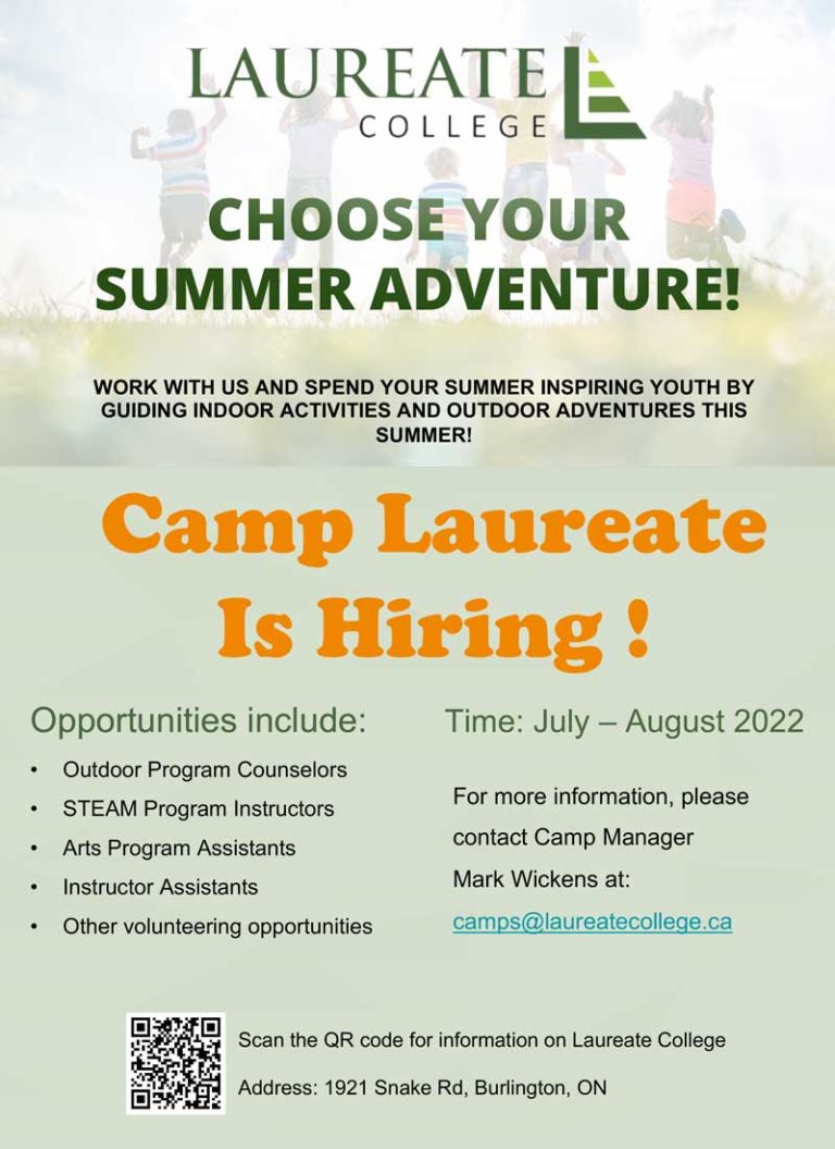 Summer camp staff recruiting