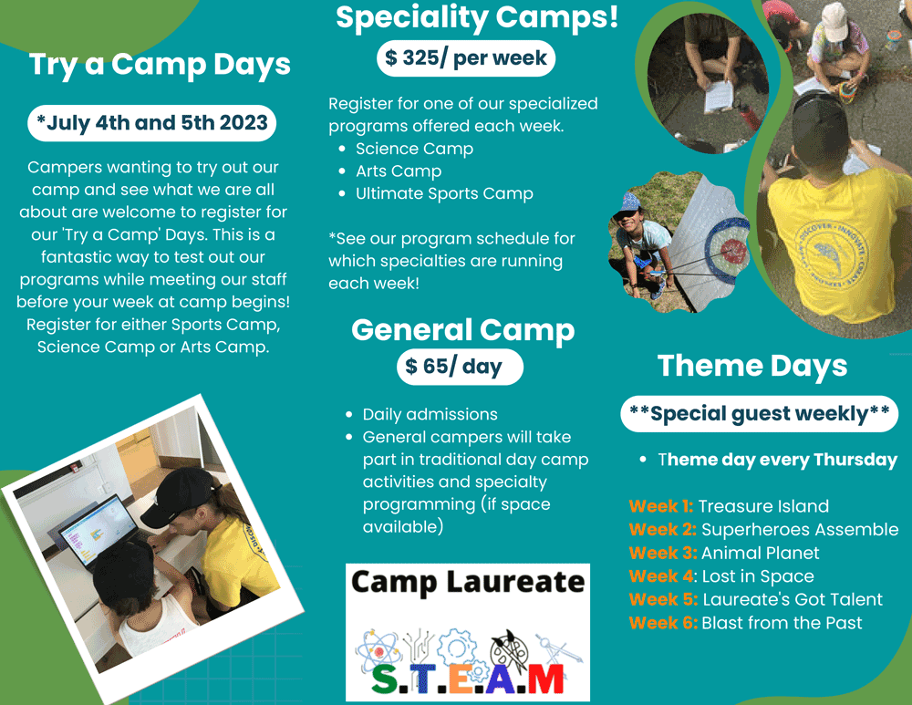 Camp Laureate Brochure 2023 - 2