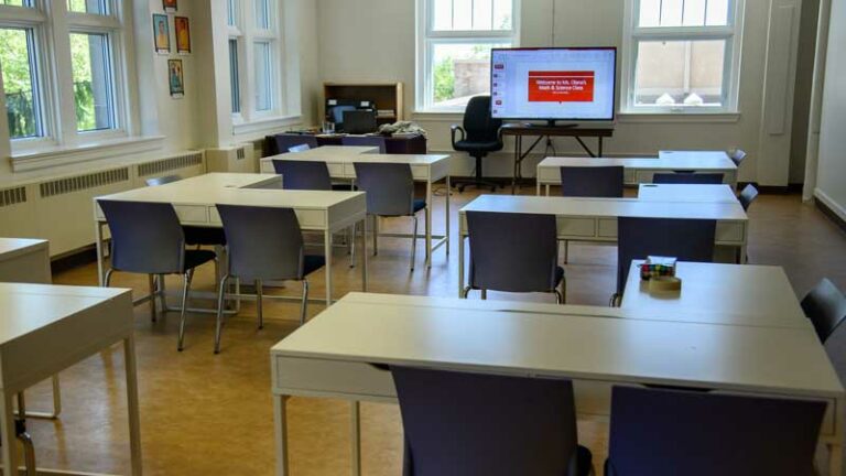 Laureate College classroom