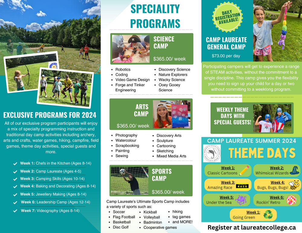 Camp Laureate Brochure 2024 - 2