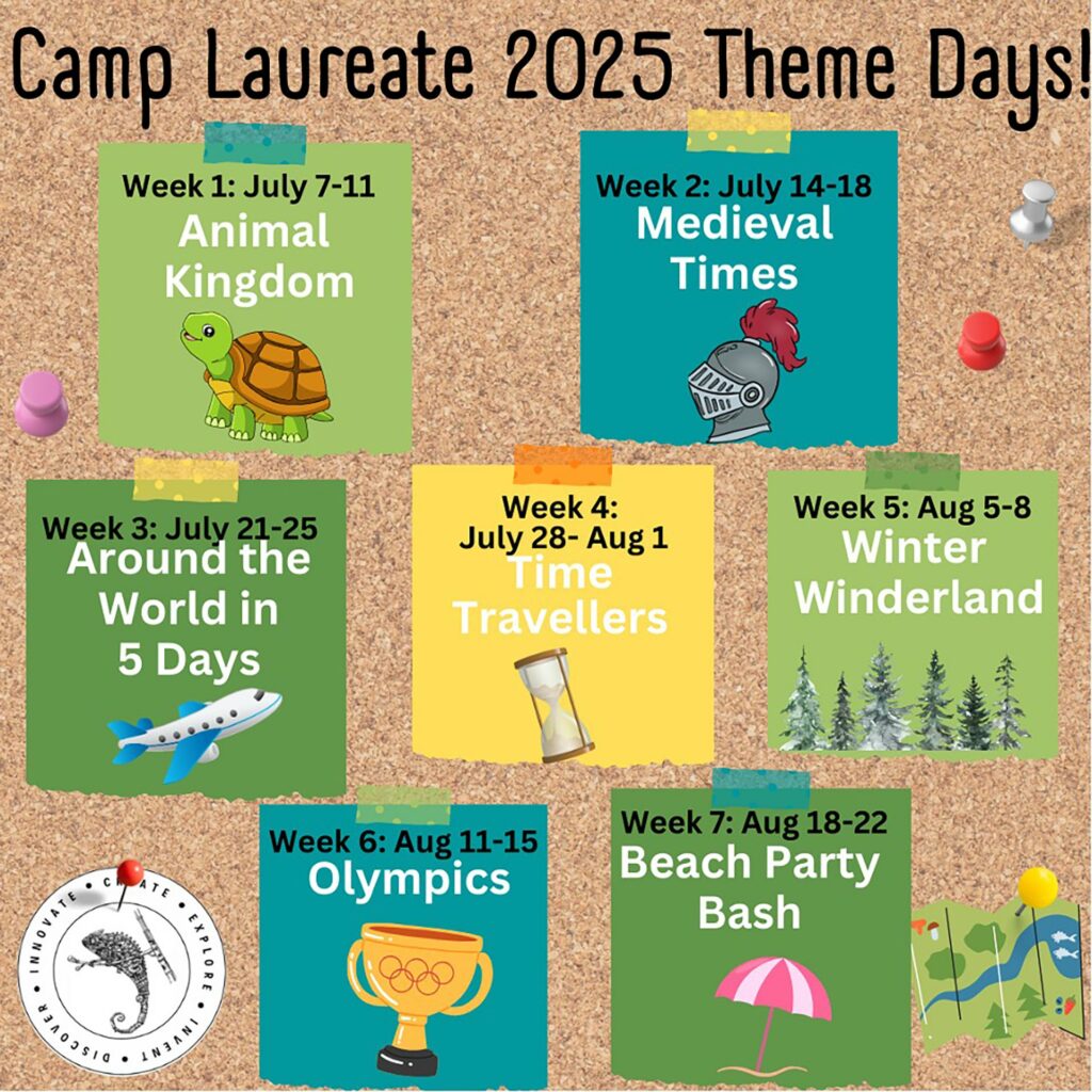 2025 Camp Laureate Theme Days